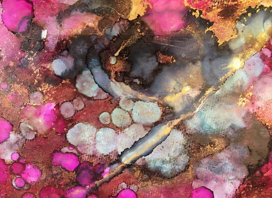 alcohol ink image by Chelsea Sparks